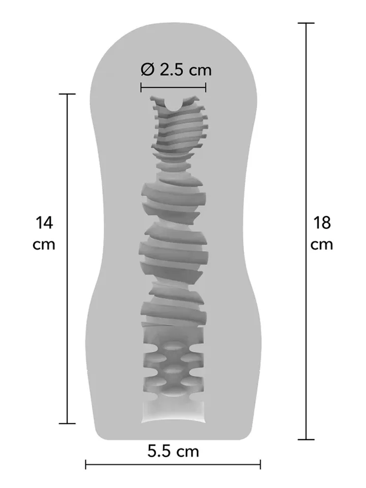 ToyJoy Clear Grip Vacuum Stroker - Strokeris 2 [full]