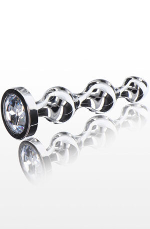 ToyJoy Diamond Star Beads Medium - Analinis kaištis metalinis 1