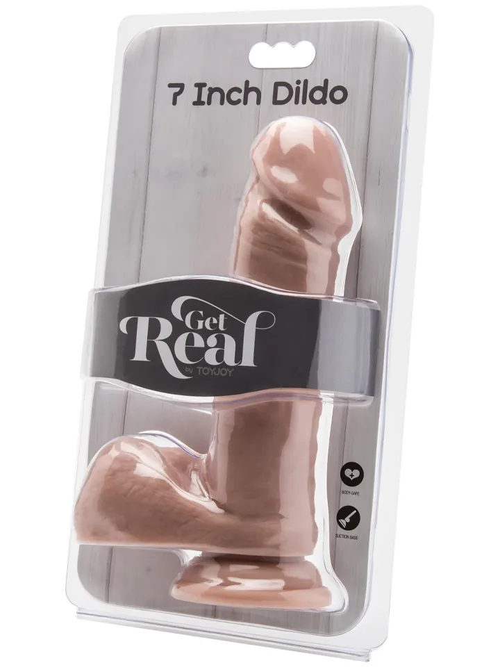 ToyJoy Get Real Dildo With Balls 18 cm - Gyvenimo dildo 3