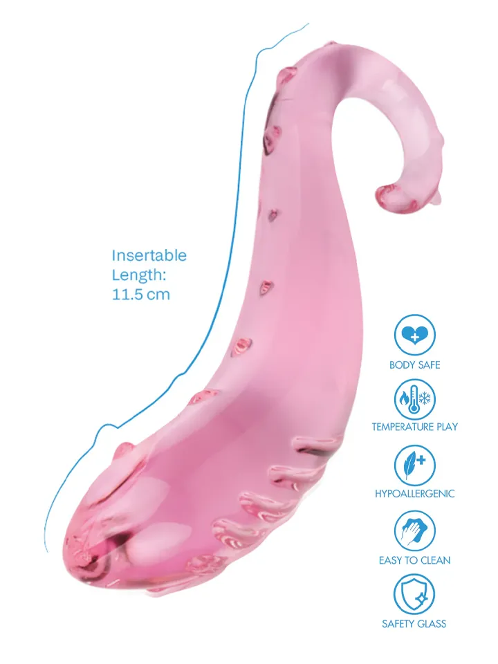 ToyJoy Glass Worxx Sparkle G-Spot Dildo - Stiklas dildo 2 [full]