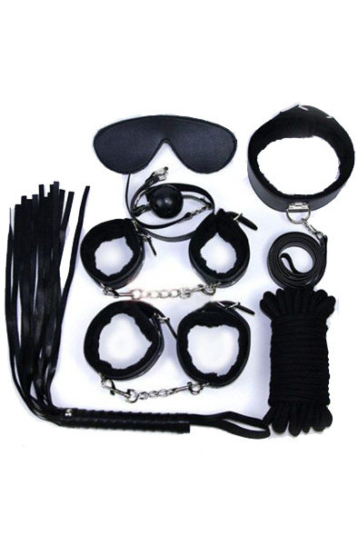 TOYZ4LOVERS Bondage Kit Black - Vergavimo rinkinys 2