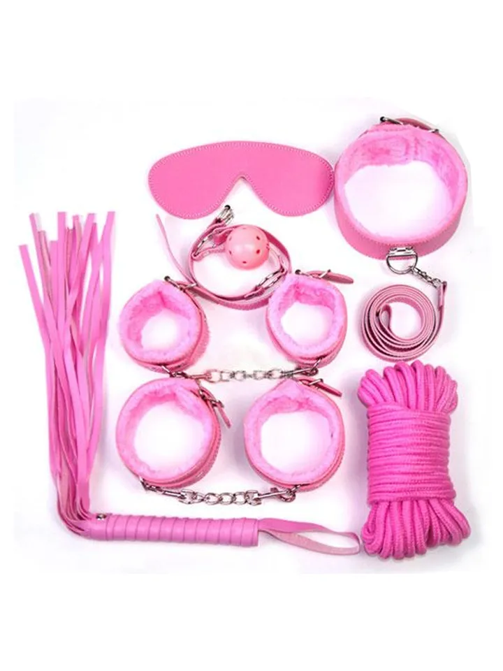 TOYZ4LOVERS Bondage Kit Pink - Vergavimo rinkinys 1