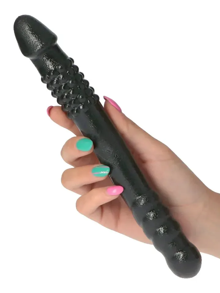 TOYZ4LOVERS Double Dong Black 25 cm - Dvigubas dildo 1 [full]