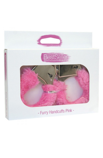 TOYZ4LOVERS Furry Handcuffs Pink - Rožiniai antrankiai 2