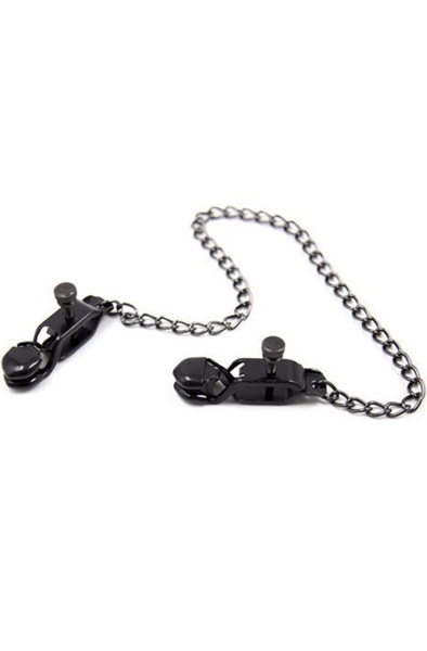 TOYZ4LOVERS Hard Nipple Clamps - Krūtinės spaustukai su grandine 3