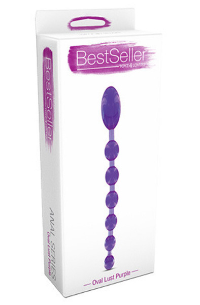TOYZ4LOVERS Oval Lust Purple - Analiniai karoliukai 2