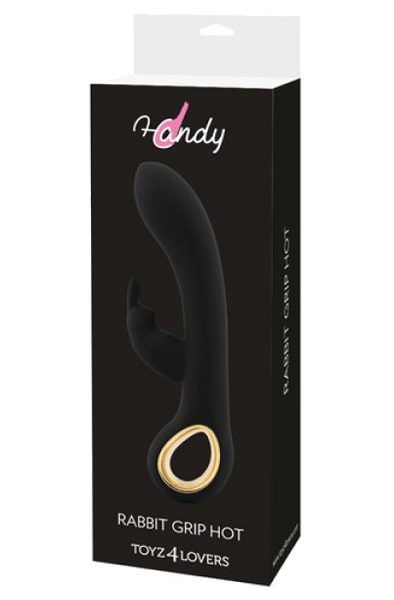 TOYZ4LOVERS Rabbit Grip Hot - Triušio vibratorius 3