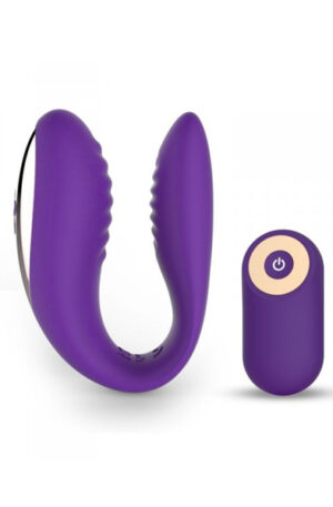 TOYZ4LOVERS Vibrator For Couples Purple - Porų vibratorius 1