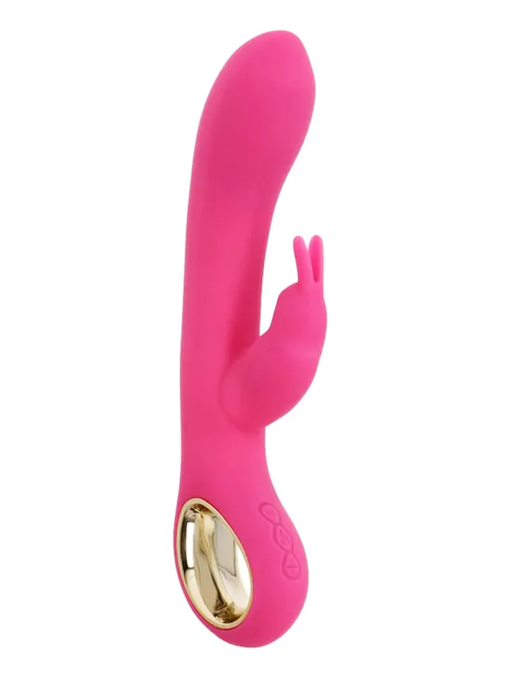 TOYZ4LOVERS Vibrator Rabbit Grip Hot Pink - Triušio vibratorius 2 [full]