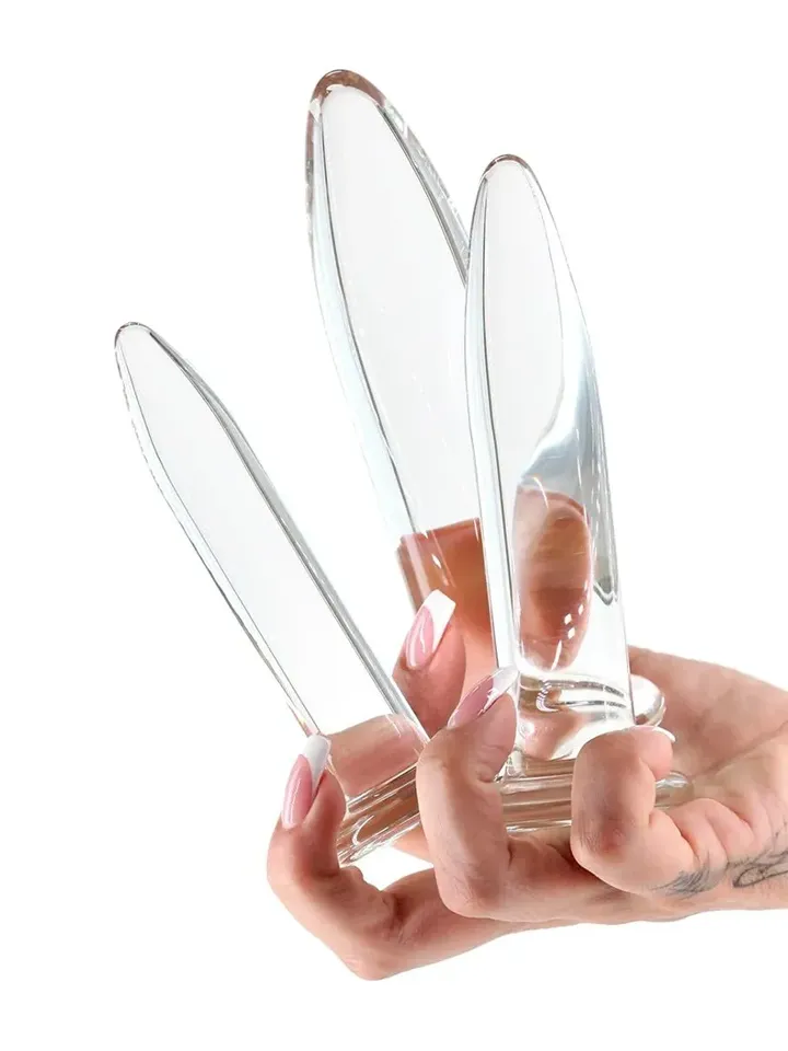 Trainer Kit Clear Glass - Stiklas dildo 1 [full]