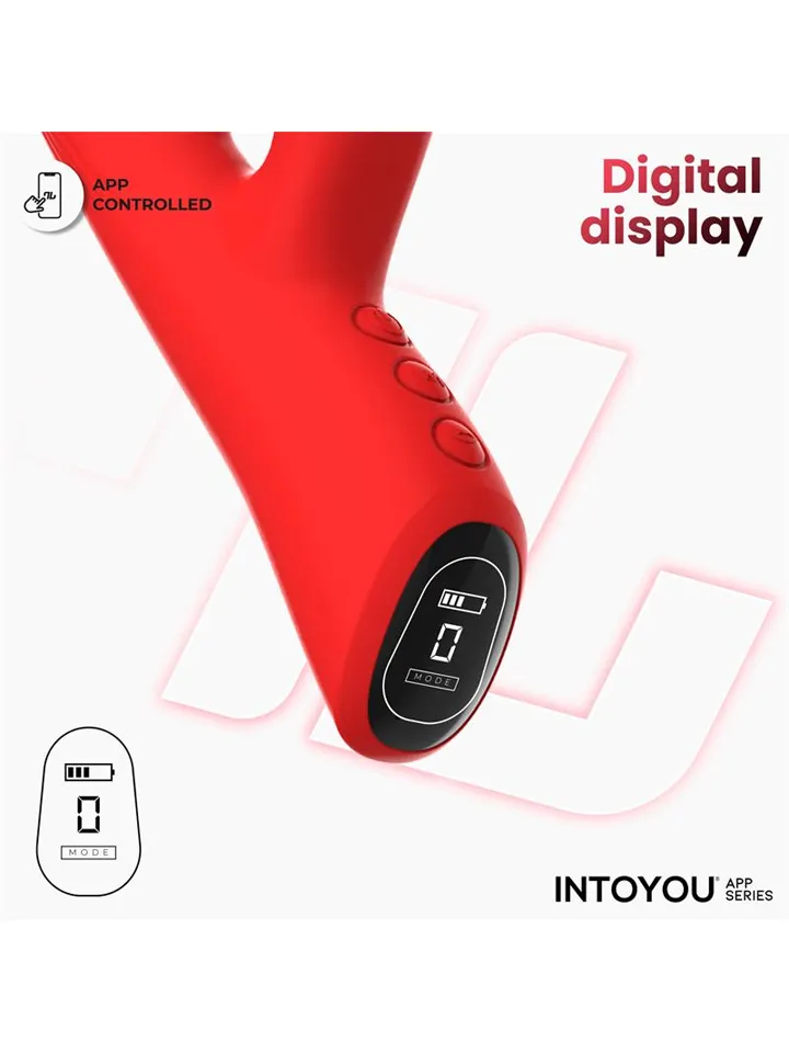 Trixy Vibrator With Tapping, Biting & App - APP kontroliuojamas „RabbitVibrator“ 6 [full]