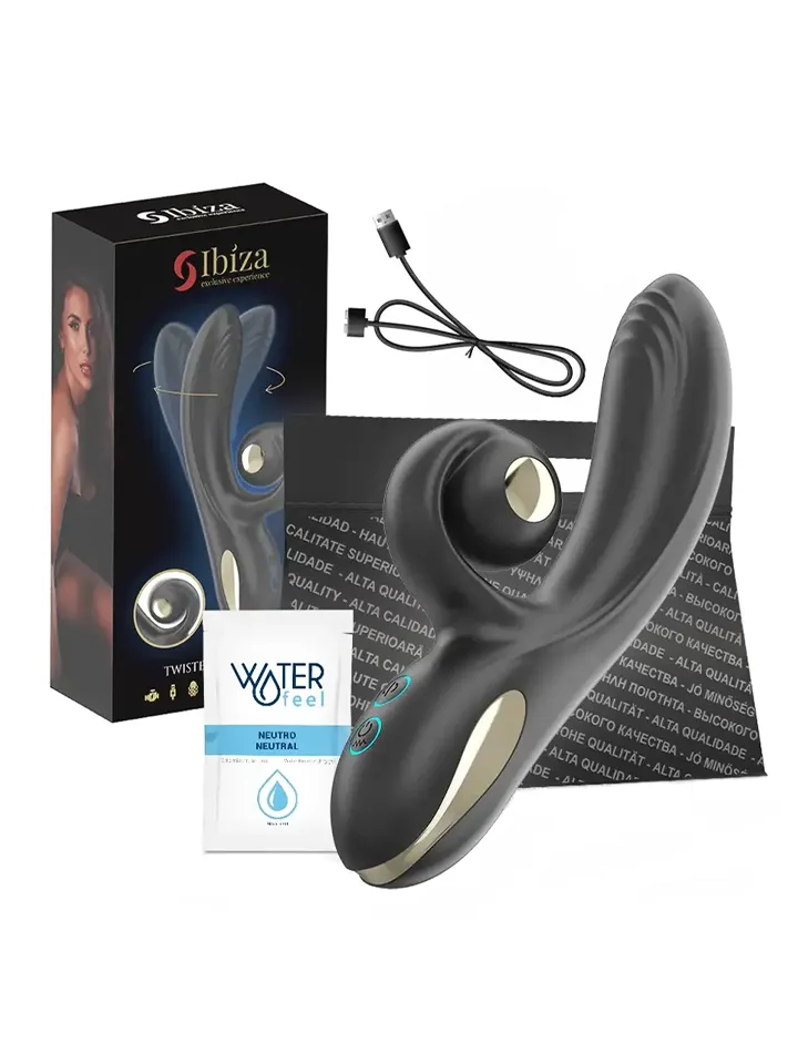 Twister Vibrator With Curve Stimulator & Rotation - Triušio vibratorius 2 [full]