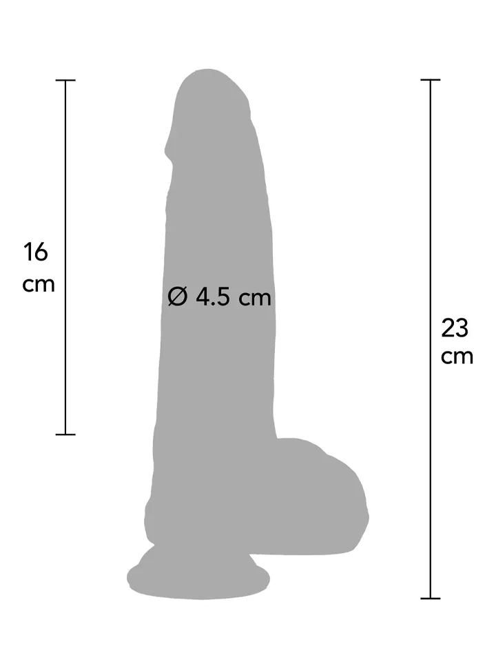 Ultra Realistic Dildo Silicone 18 cm - Gyvenimo dildo 2 [full]