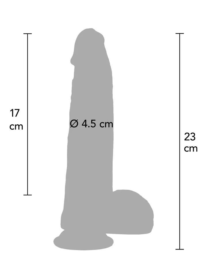 Ultra Realistic Dildo Silicone 23 cm - Gyvenimo dildo 2 [full]