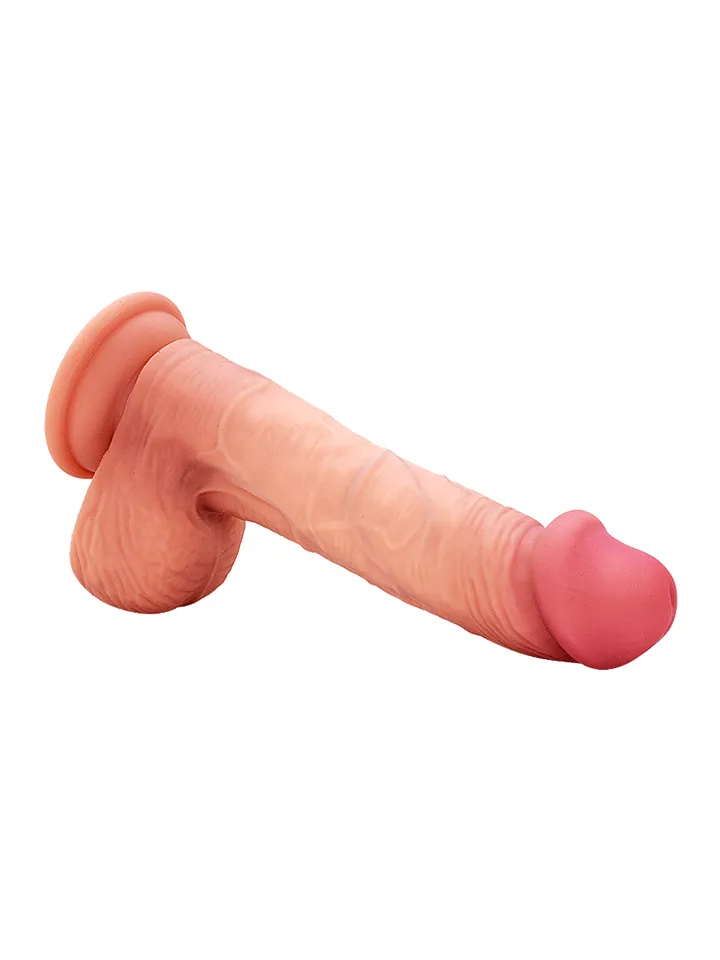Ultra-Realistic Silicone Dildo With Balls 19 cm - Gyvenimo dildo 4 [full]