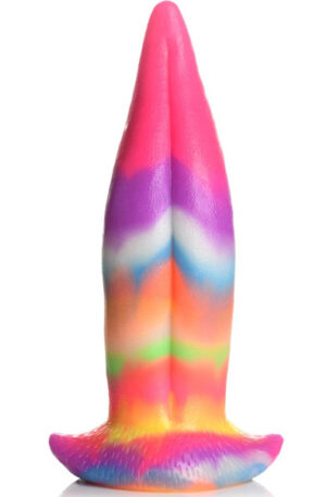 Unicorn Tongue Glow-in-the-Dark Dildo 21 cm - Dragon dildo 1