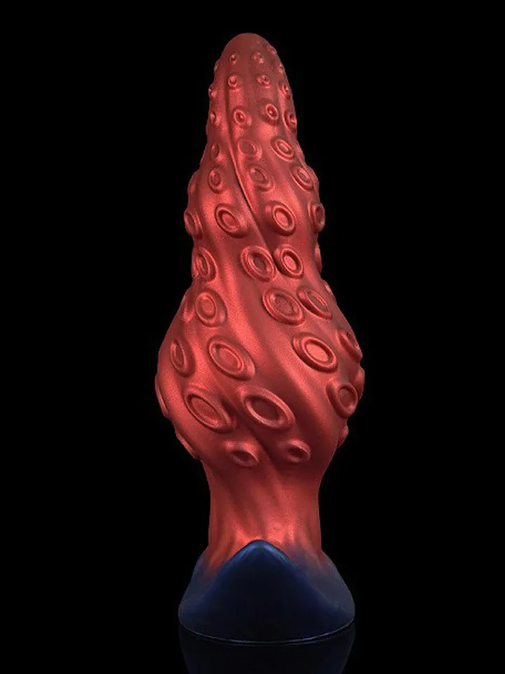 Unicorny Knotak Plug Red 19 cm - XL ButtPug 2 [full]