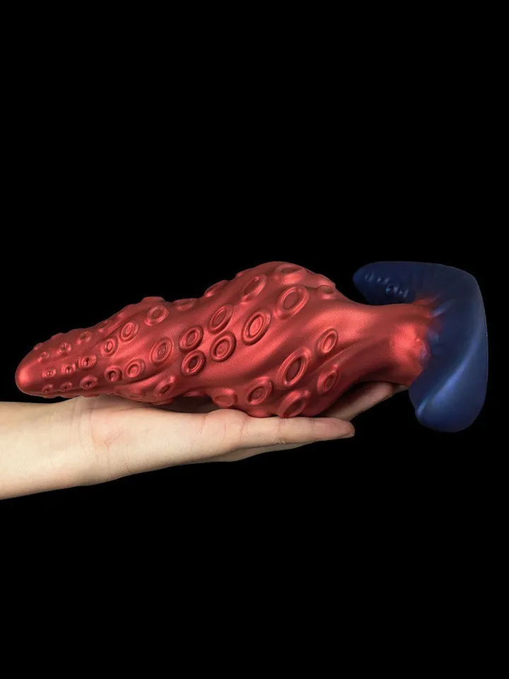 Unicorny Knotak Plug Red 23 cm - XL ButtPug 2 [full]