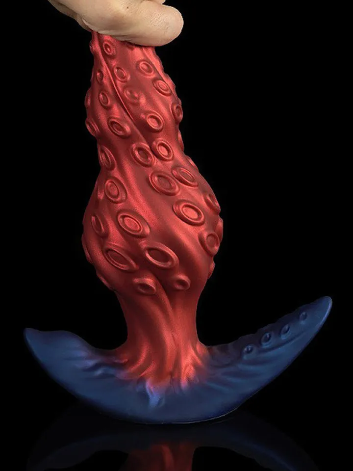 Unicorny Knotak Plug Red 23 cm - XL ButtPug 3 [full]