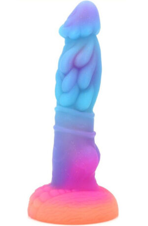 Unicorny Mushroom Head Luminous Dildo 22 cm - Dragon dildo 1