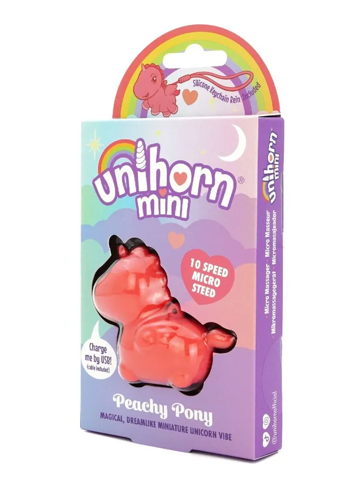 Unihorn Mini Peachy Pony - Klitorinis vibratorius 4 [full]