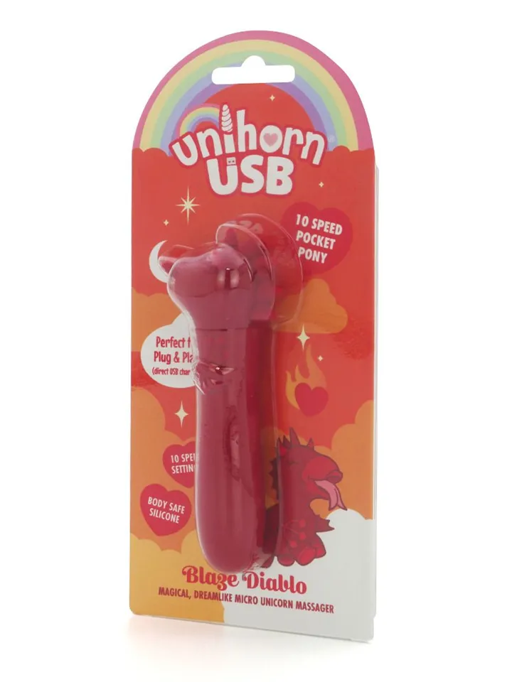Unihorn USB Bullet Blaze Diablo - Klitorinis vibratorius 3 [full]