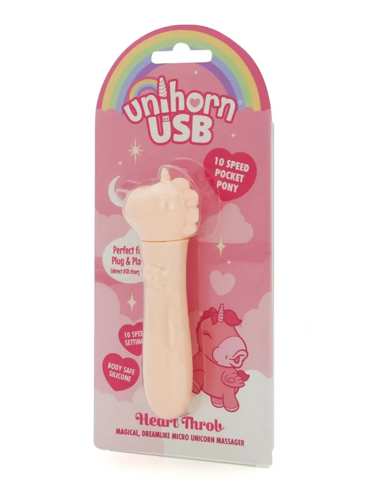 Unihorn USB Bullet Heart Throb - Klitorinis vibratorius 4 [full]