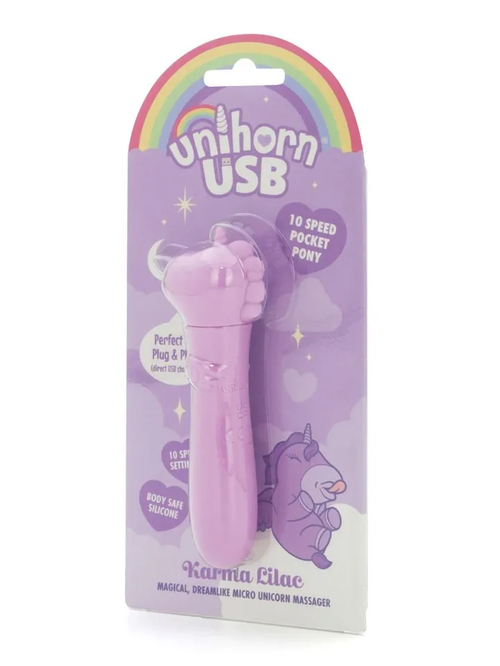 Unihorn USB Bullet Karma Lilac - Klitorinis vibratorius 4 [full]