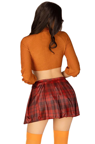 Velma Crop Top & Plaid Skirt - Vaidmenų žaidimai ir Maskaradas 2