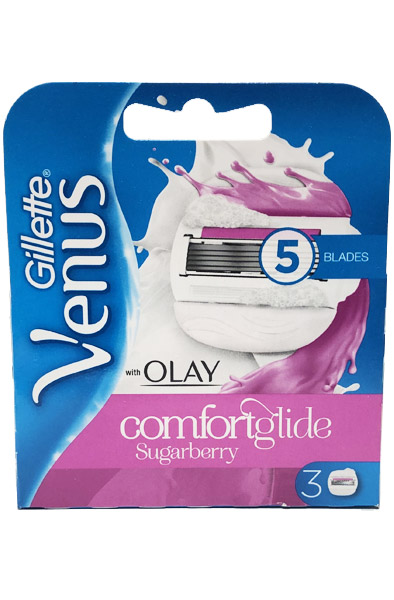 Venus Comfortglide Sugarberry Olay 3-pack - „Venus“ skutimosi peiliukas 2