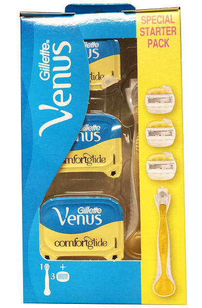 Venus & Olay Comfortglide Razor + 3 Blades - „Venus“ skustuvas 2