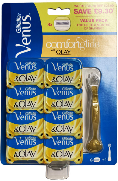 Venus & Olay Comfortglide Razor + 8 Blades - „Venus“ skustuvas 2