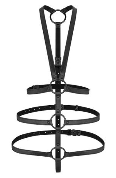 Vera Bondage Harness Black - Vergavimas sele 3
