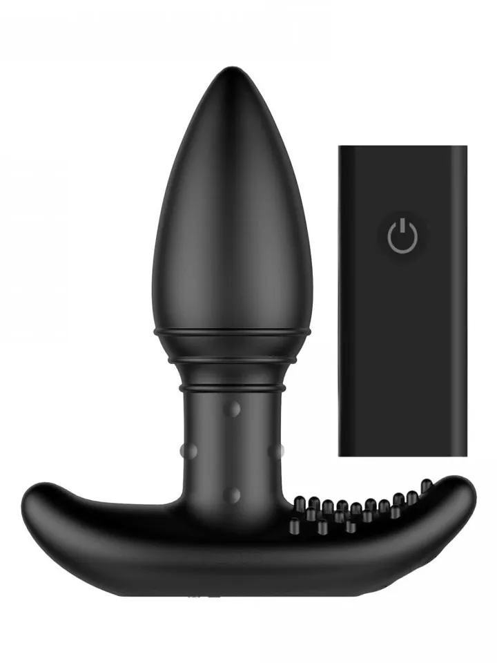 Vibrating Butt Plug With Remote Control - Vibruojantis analinis kištukas 1 [full]