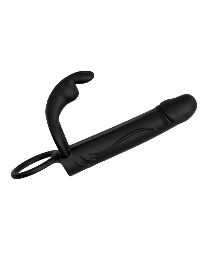 Vibrating Clit Stimulating Penetrator - Dvigubas įsiskverbimas 3 [full]