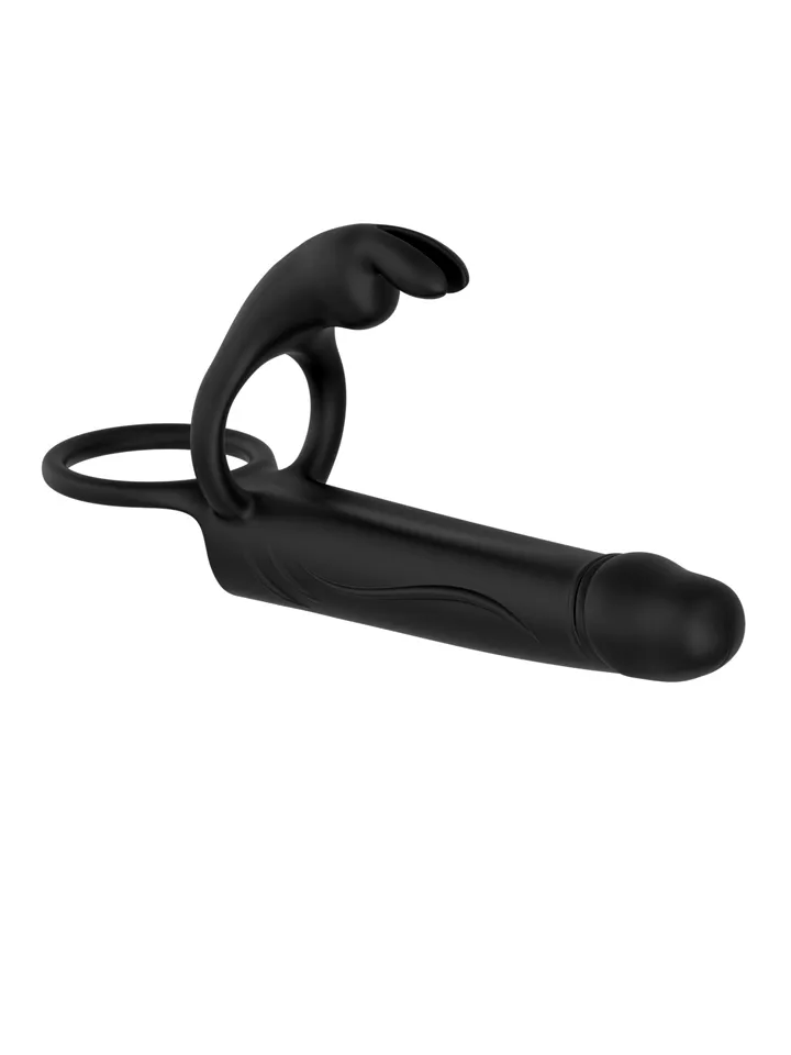 Vibrating Clit Stimulating Penetrator - Dvigubas įsiskverbimas 4 [full]