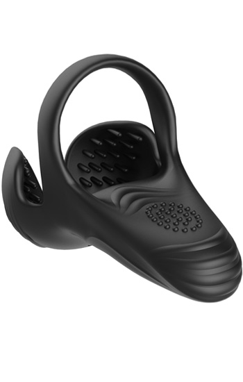 Vibrating Cock Ring With Perineum/Balls Stimulation - Gaidžio žiedas 1