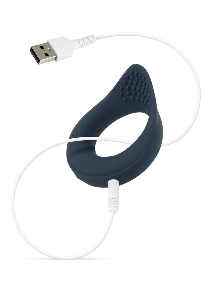 Vibrating Cock Ring With Perineum Stimulation - Vibruojantis gaidžio žiedas 2 [full]
