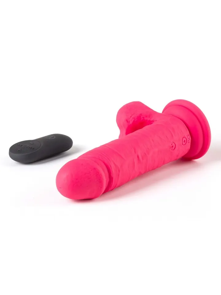 Vibrating Dildo With Remote Pink 16,5 cm - Vibruojantis dildo 4 [full]