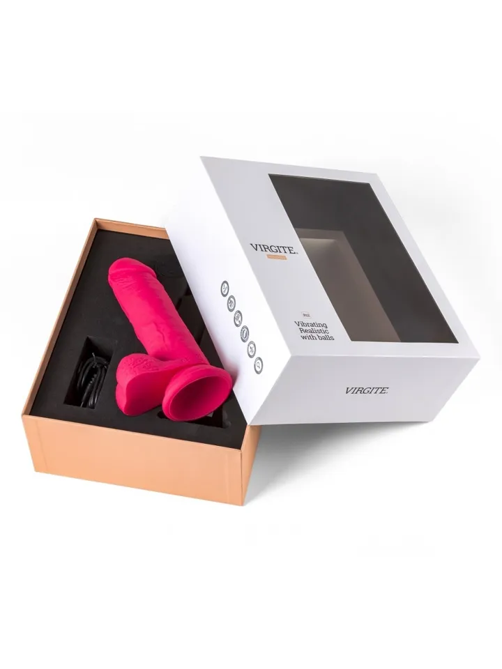 Vibrating Dildo With Remote Pink 16,5 cm - Vibruojantis dildo 5 [full]