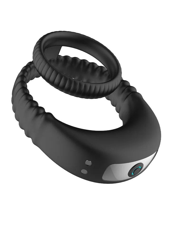 Vibrating Double Cock Ring - Vibruojantis gaidžio žiedas 1 [full]
