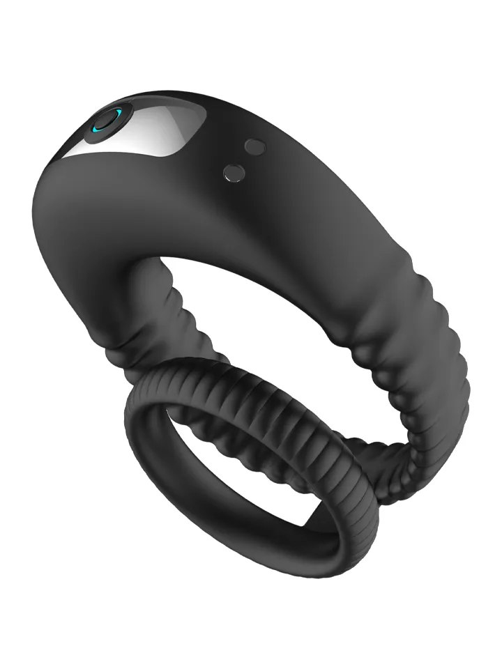 Vibrating Double Cock Ring - Vibruojantis gaidžio žiedas 3 [full]