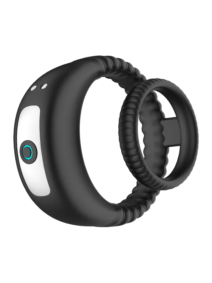 Vibrating Double Cock Ring - Vibruojantis gaidžio žiedas 5 [full]