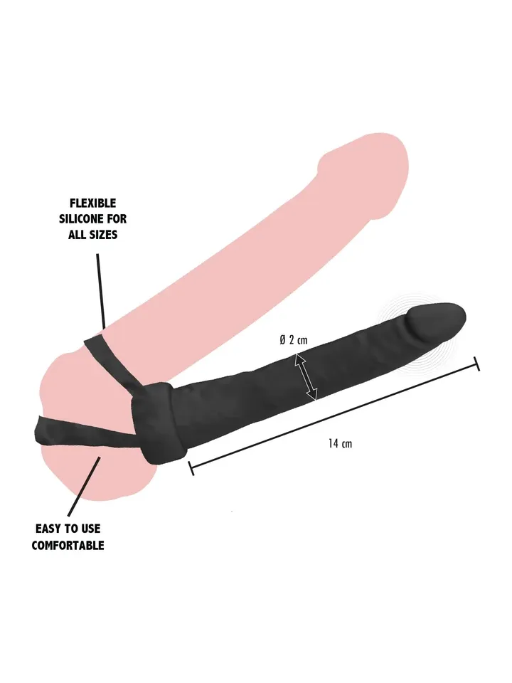 Vibrating Double Trouble Anal Penetrator - Dvigubas skverbtis 3 [full]