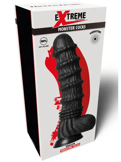 Vibrating Dragon Monster Dildo 27 cm - Dragon dildo 5