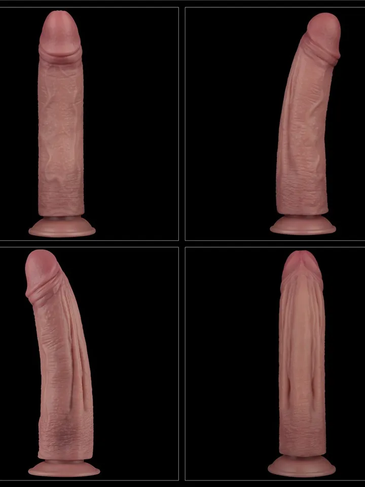 Vibrating Dual Density Power Cock 26,8 cm - Vibruojantis dildo 5 [full]