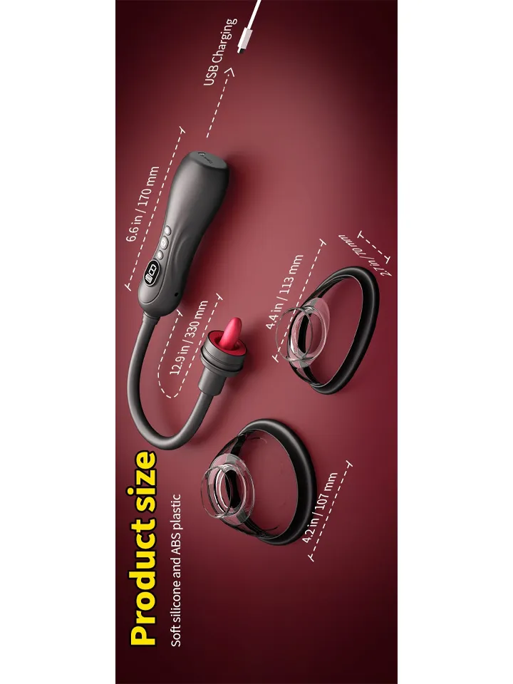 Vibrating & Licking Nip & Clit Sucker - Klitorio siurblys 5 [full]