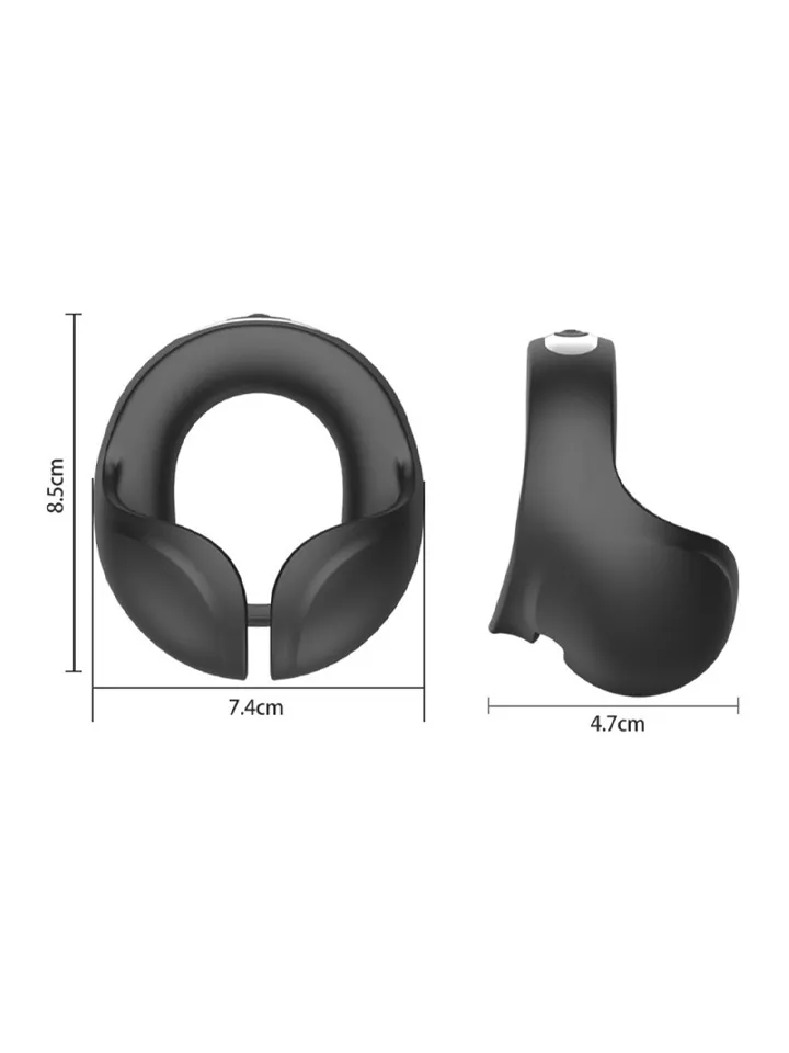 Vibrating Penis Ring With Ball Stimulation - Vibruojantis gaidžio žiedas 3 [full]