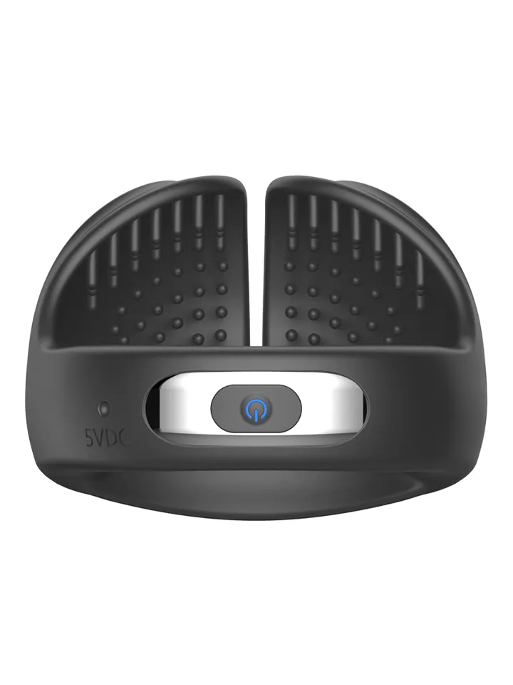 Vibrating Penis Ring With Ball Stimulation - Vibruojantis gaidžio žiedas 4 [full]