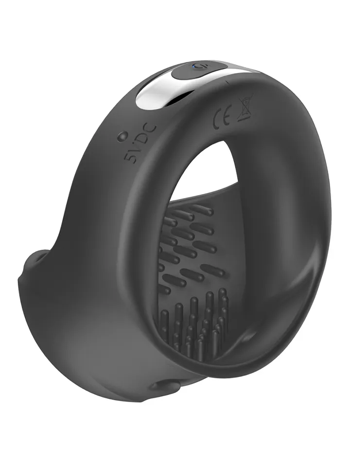 Vibrating Penis Ring With Ball Stimulation - Vibruojantis gaidžio žiedas 6